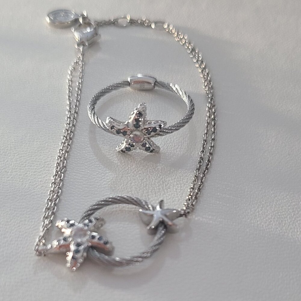 CHARRIOL Starfish Ring and Bracelet
